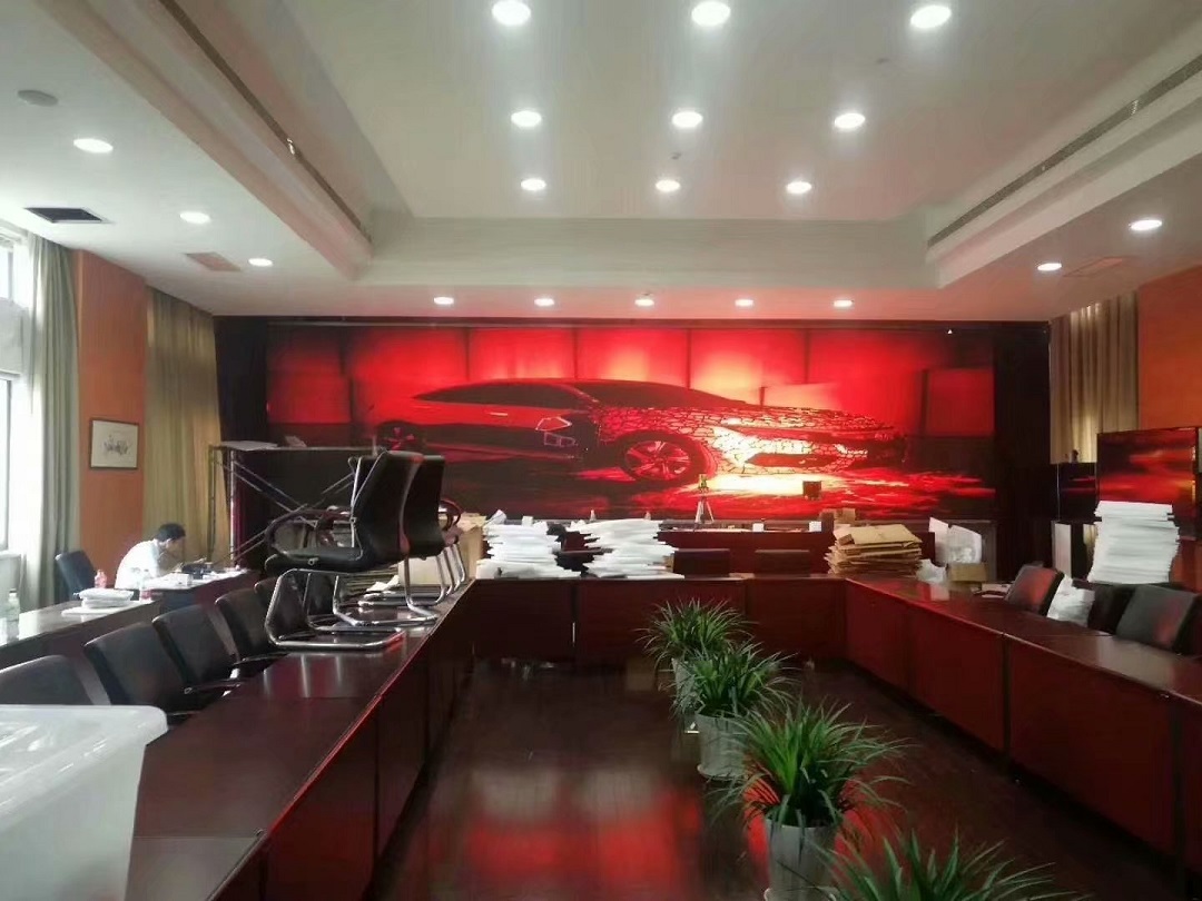 蘇州政法委P1.875小間距LED顯示屏完美點亮！