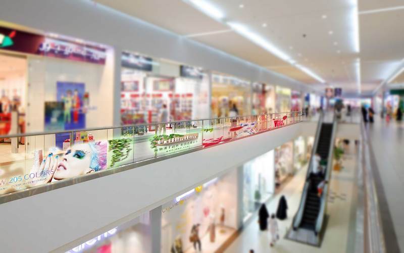 商場護(hù)欄，圍欄屏安裝解決方案！